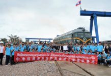 Train laos chine