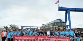 Train laos chine