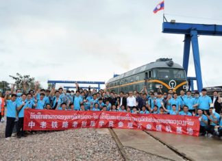 Train laos chine