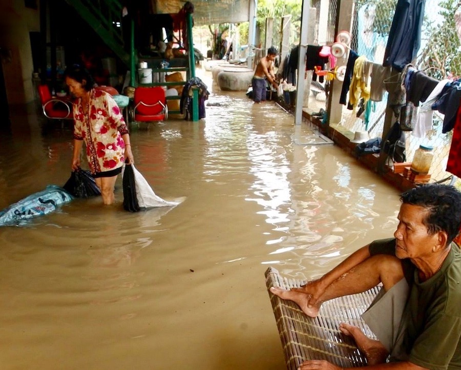 inondation au Cambodge