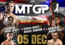 THAÏLANDE – FRANCE : L’Office du tourisme thaïlandais et Gavroche partenaires du Muay Thai Grand Prix le 5 décembre à Paris MTPG 5 dec