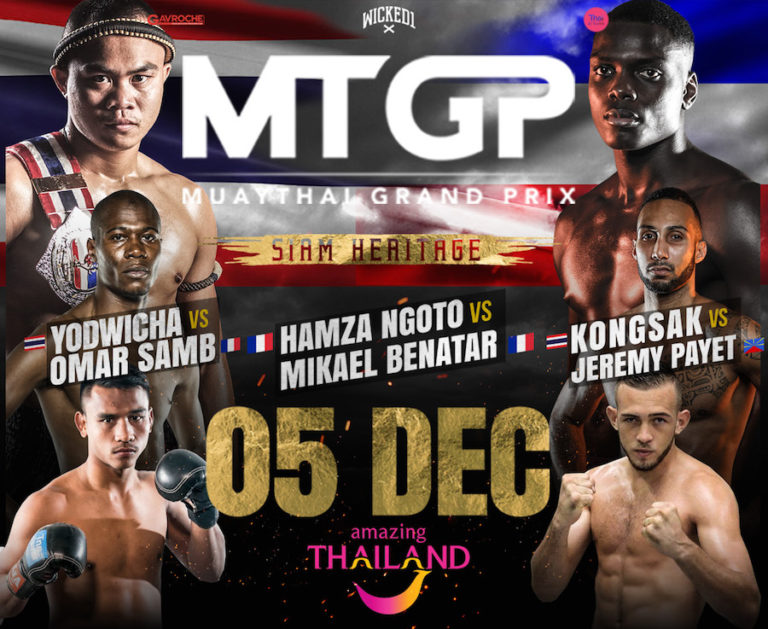 THAÏLANDE – FRANCE : L’Office du tourisme thaïlandais et Gavroche partenaires du Muay Thai Grand Prix le 5 décembre à Paris