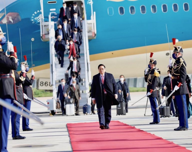 VIETNAM – FRANCE : Le premier ministre du Vietnam reçu jeudi 4 novembre à l’Élysée