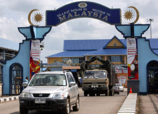 Frontière Malaisie Thaïlande