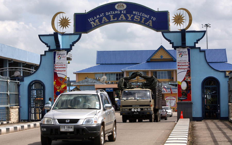 Frontière Malaisie Thaïlande