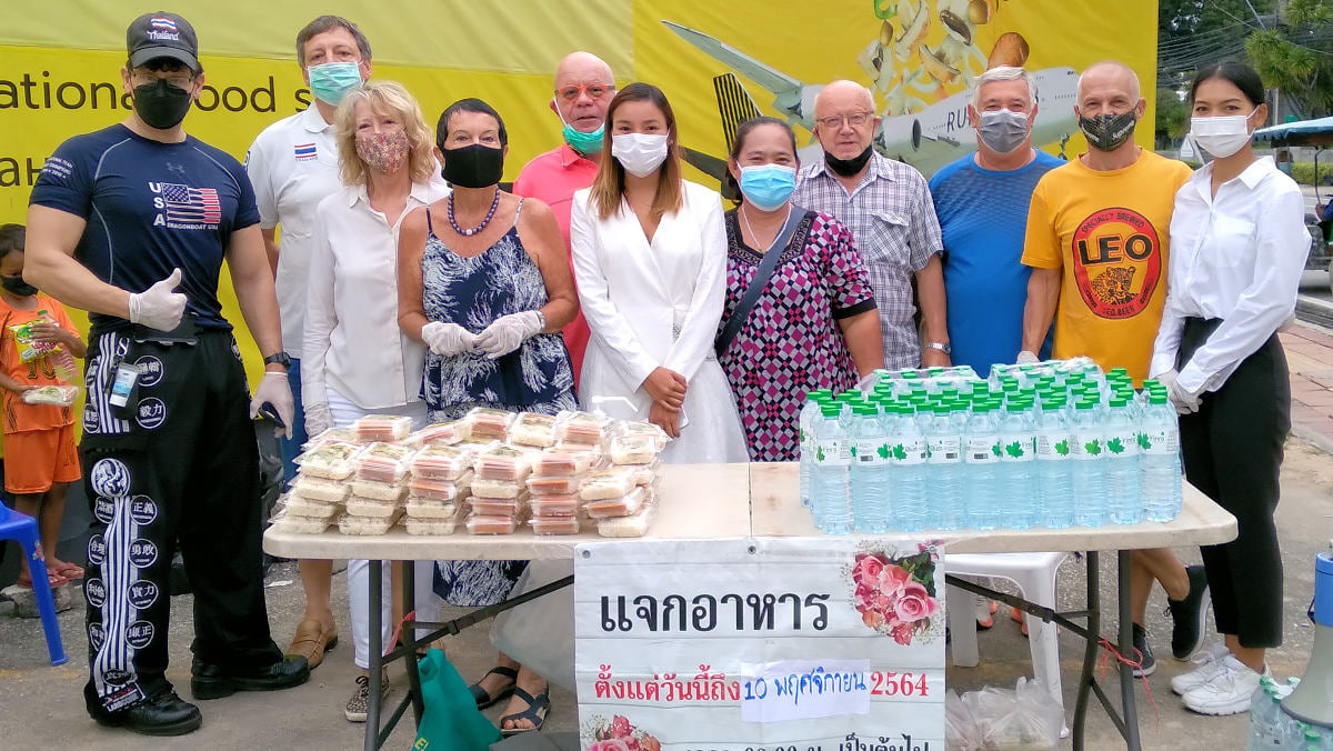 Bénévoles Pattaya aide covid
