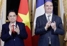 VIETNAM – FRANCE : Après Emmanuel Macron, le premier ministre vietnamien a rencontré Jean Castex Relations vietnam France