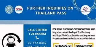 Thailand pass hotline