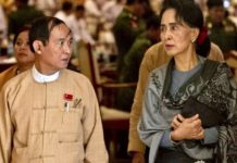 GAVROCHE HEBDO – ÉDITORIAL : En Birmanie, un an de répression et le danger de l’oubli Aung San Suu Kyi et U Win Myint