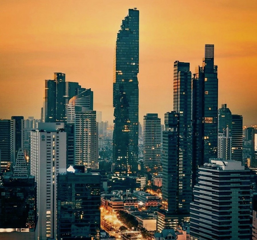 Bangkok vue aérienne