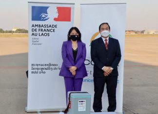 Laos France programme Covax