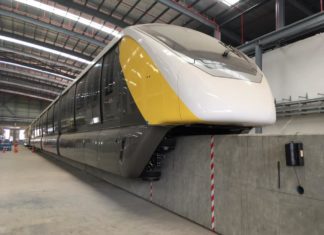 BANGKOK – INFRASTRUCTURES : C’est parti pour les essais de la ligne jaune monorail MRT ligne jaune Bangkok