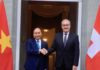 VIETNAM – SUISSE : L’économie helvète, ouverte au commerce vietnamien Nguyen Xuan Phuc visite en Suisse