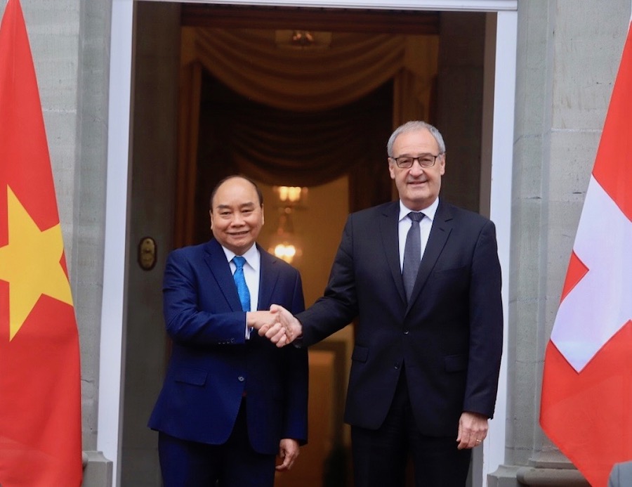 Nguyen Xuan Phuc visite en Suisse