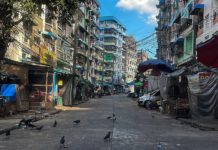 BIRMANIE – POLITIQUE : La répression se poursuit, voici les dernières nouvelles au 12 décembre Rangoun ville vide