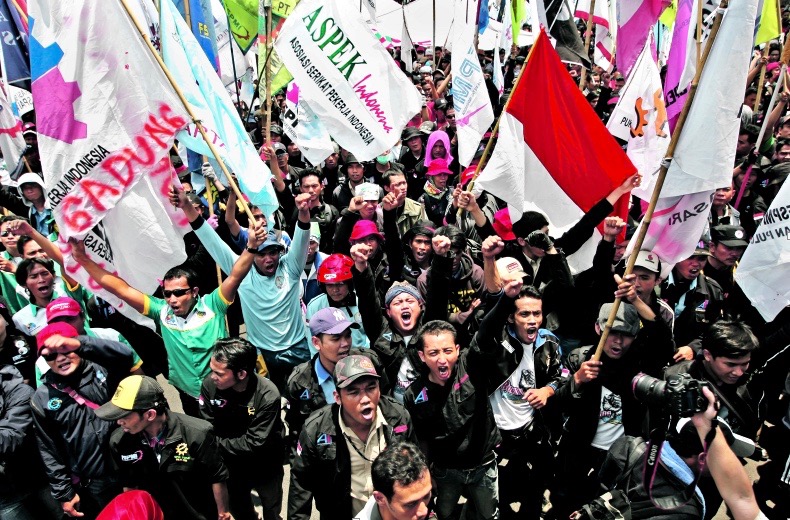 Indonésie manifestation