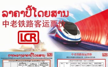 Tarifs train laos
