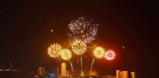 nouvel an feux artifice Thaïlande