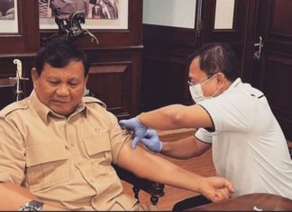 Prabowo Subianto vaccin indonesie