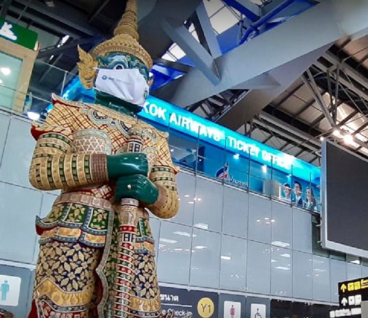 Thaïlande Suvarnabhumi aéroport covid