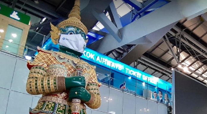 Thaïlande Suvarnabhumi aéroport covid