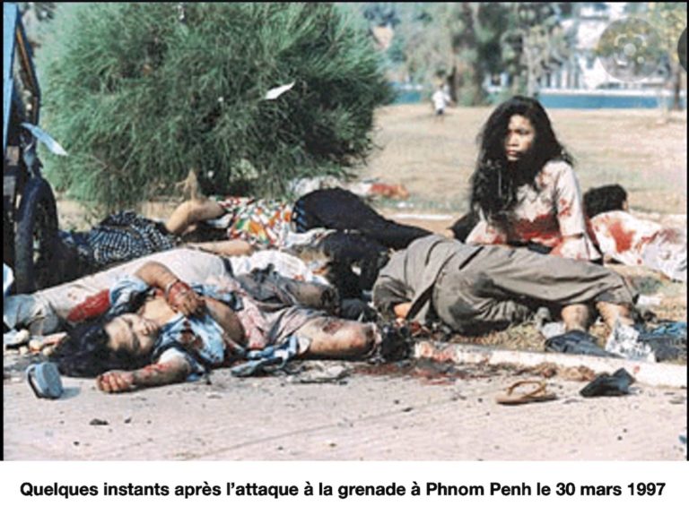 CAMBODGE – POLITIQUE : La justice française n’oublie pas les violences politiques de 1997 et l’attaque à la grenade contre Sam Rainsy