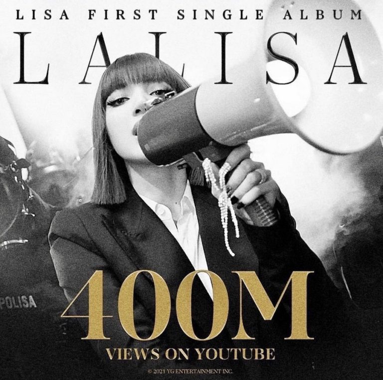 THAÏLANDE – MUSIQUE :  Lalisa de BlackPink bat le record des 400 millions de vues