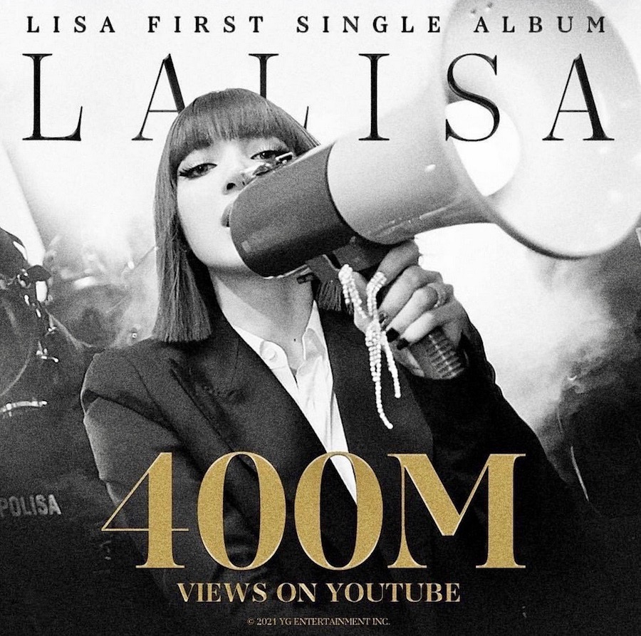 Lalisa 400 millions de vues