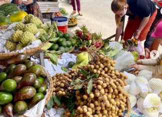 Marché Vietnam fruits