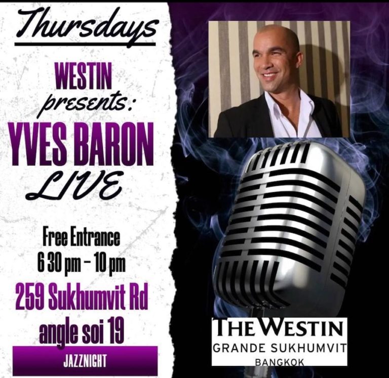 BANGKOK – CONCERT : Le ténor Yves Baron au Westin le 27 janvier