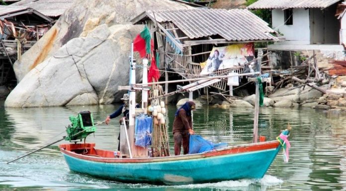 Bâteau de pêche Thaïlande
