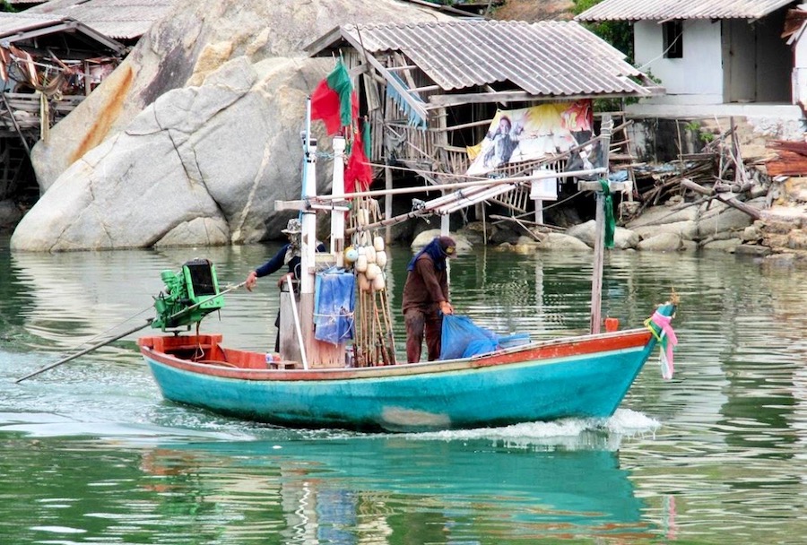 Bâteau de pêche Thaïlande
