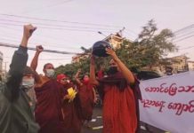 Birmanie manifestation