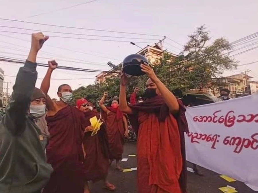 Birmanie manifestation