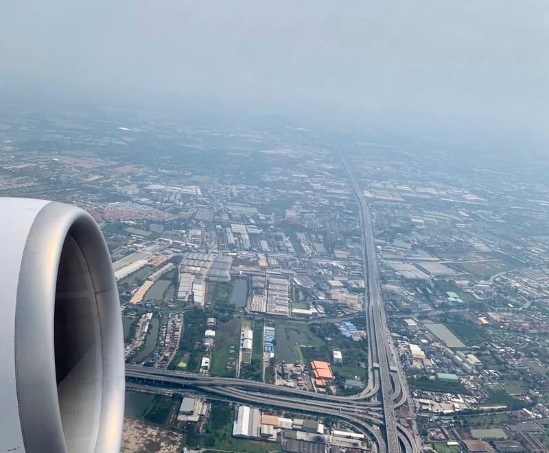 vol départ Bangkok