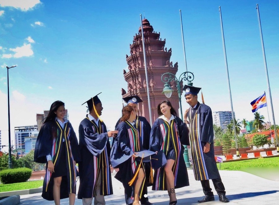 étudiants cambodge