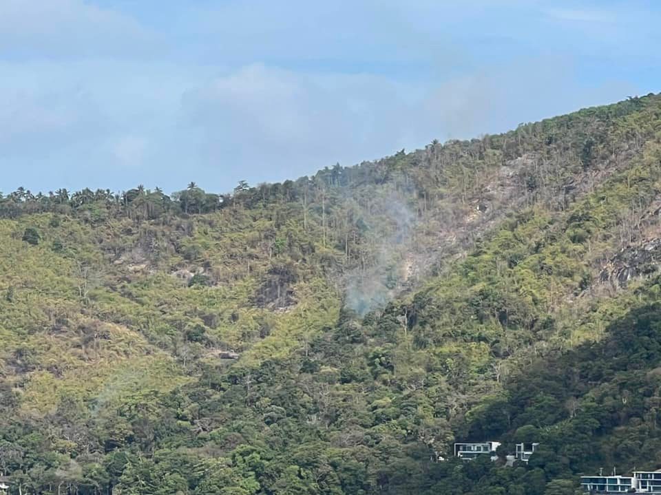 Fumée Phuket incendie