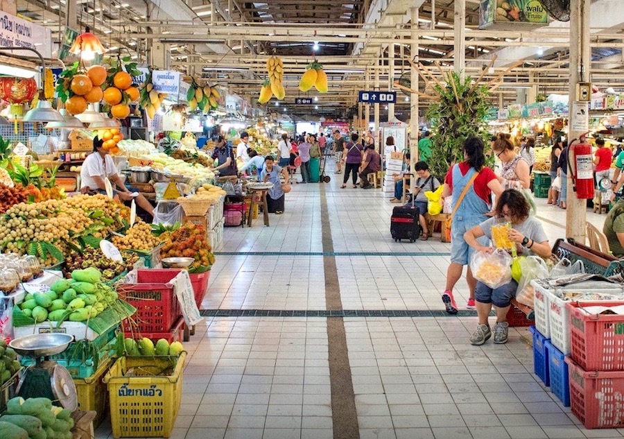 Marché thaïlandais