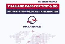 test & go - Thailand pass