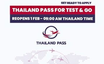 test & go - Thailand pass