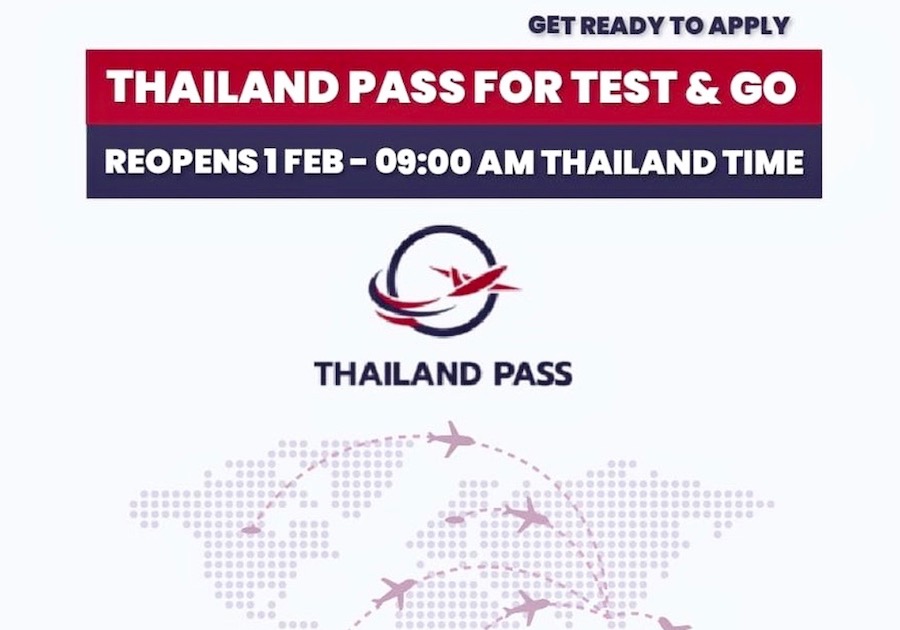 test & go - Thailand pass
