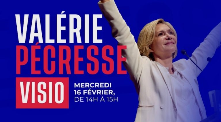 ASIE – FRANCE : Connectez vous le 16 février pour une visio-conférence avec Valérie Pécresse