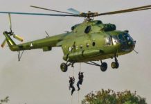 Birmanie hélicoptère militaire