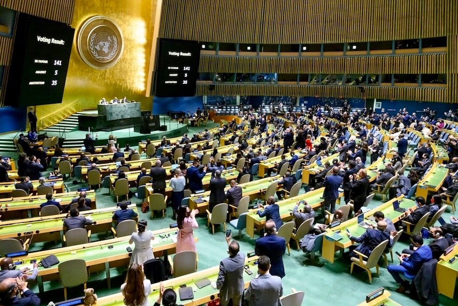 Nations Unies vote Ukraine