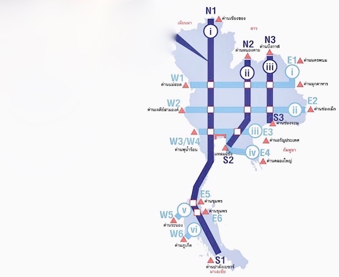 THAÏLANDE – INFRASTRUCTURE : Un méga-projet reliera les autoroutes et les chemins de fer