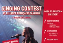 concours de chant alliance française Bangkok