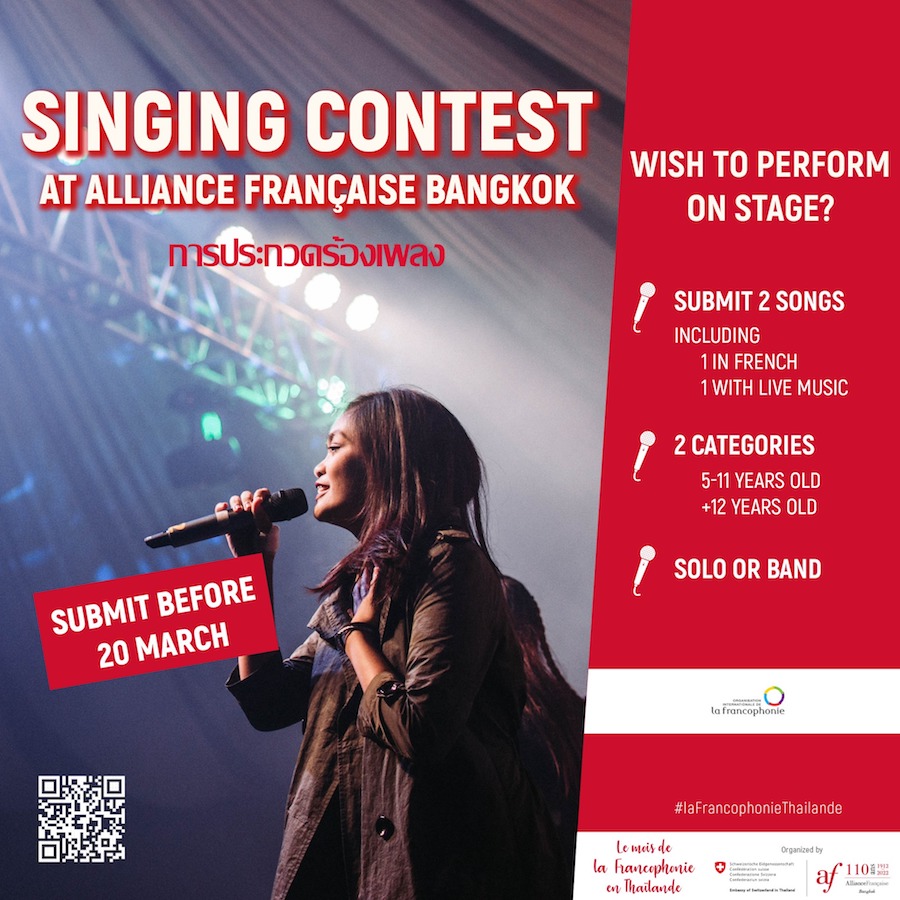 concours de chant alliance française Bangkok