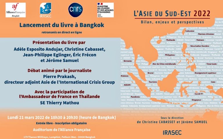 ASIE DU SUD-EST – FRANCE : Le lundi 21 mars, la nouvelle édition du livre de référence sur l’Asie du Sud-Est sera lancée à Bangkok