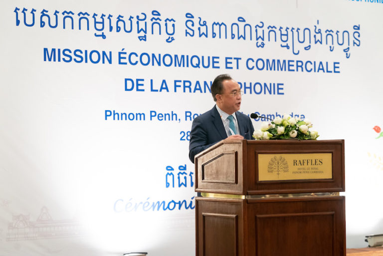 CAMBODGE – FRANCOPHONIE : L’OIF mise sur l’économie au Vietnam et au Cambodge