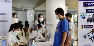 Vaccination en Thaïlande
